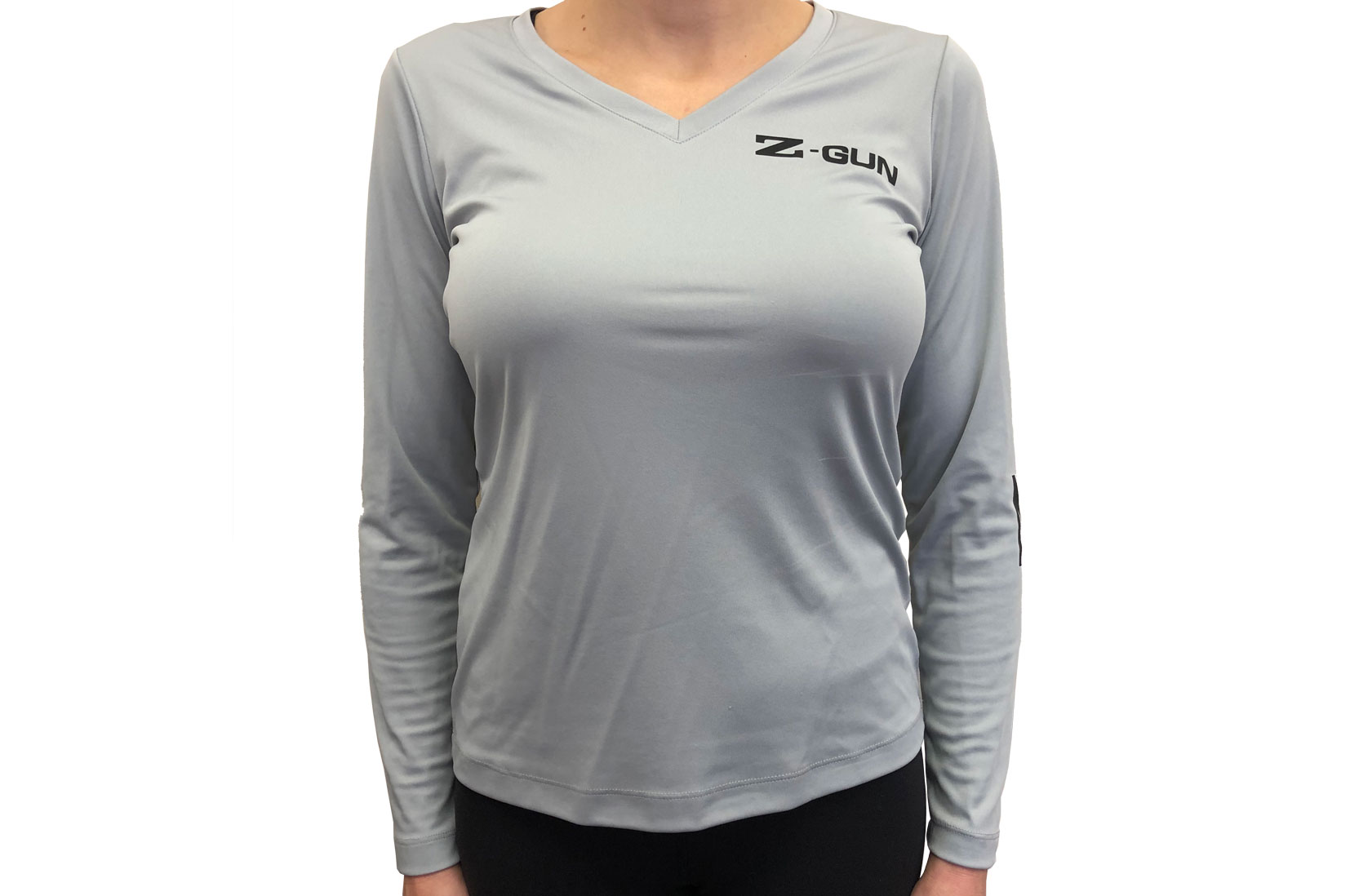 Zoli Z-GUN Long Sleeve Womens Sport Shirt ( Silver ) image 0