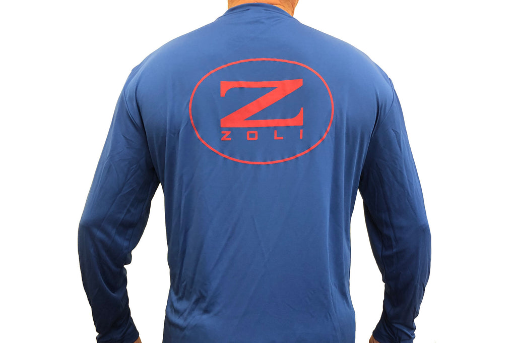 Zoli Z-GUN Long Sleeve Sport Shirt ( Blue ) image 2
