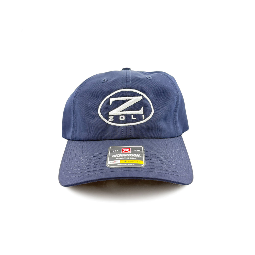Zoli Embroidered Unstructured Hat (Navy) image 0