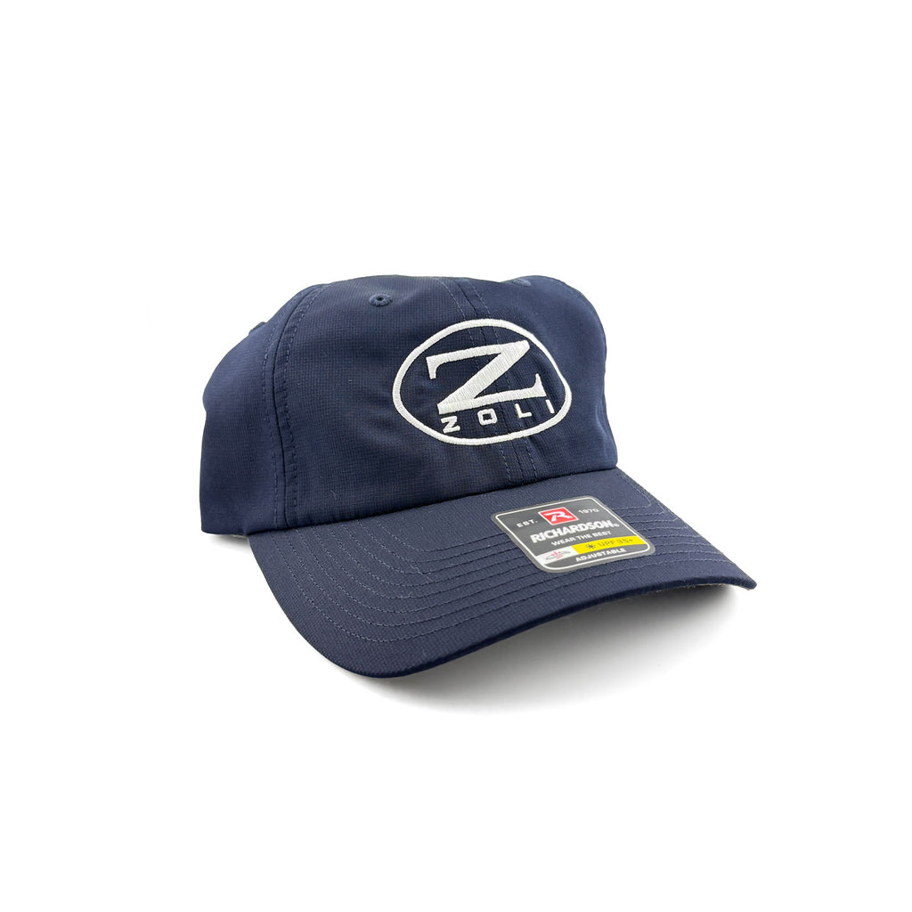 Zoli Embroidered Unstructured Hat (Navy) image 1