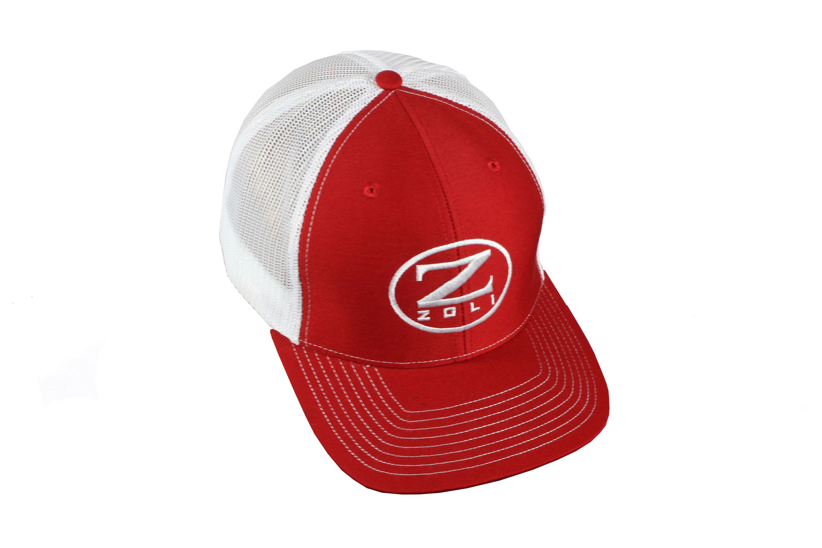 Zoli Embroidered Snap Back Hat (Red) image 0