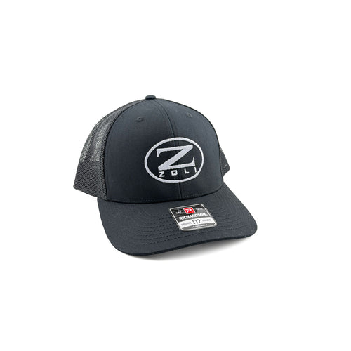 Z-Zoli Embroidered Snap Back Hat (Black/Silver) image 1