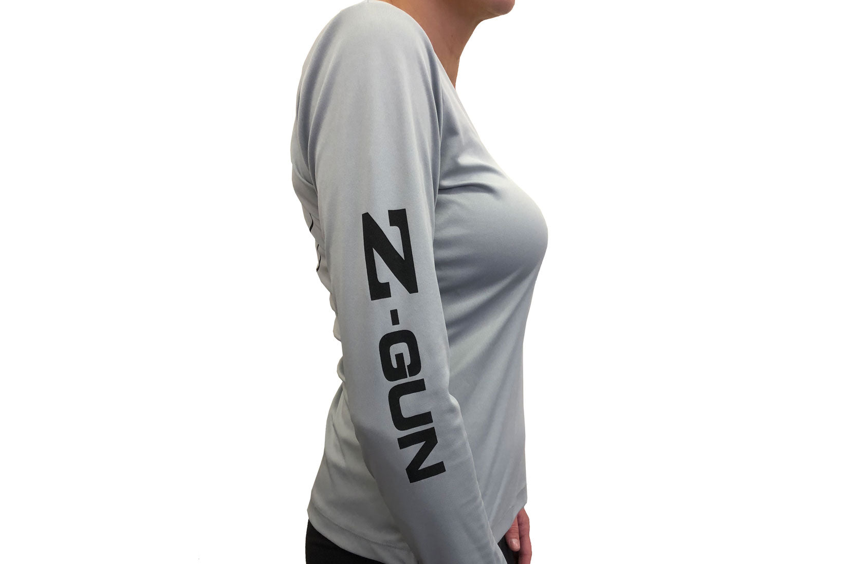 Zoli Z-GUN Long Sleeve Womens Sport Shirt ( Silver ) image 1