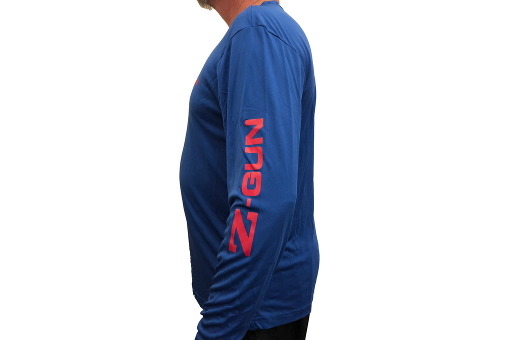 Zoli Z-GUN Long Sleeve Sport Shirt ( Blue ) image 1