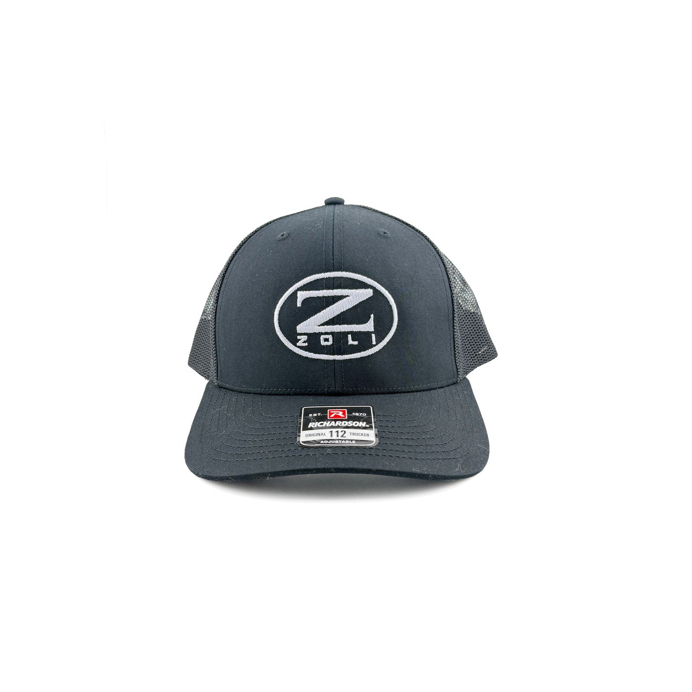Z-Zoli Embroidered Snap Back Hat (Black/Silver) image 0
