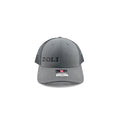 Zoli Embroidered Snap Back Hat (Black/Grey) image 0