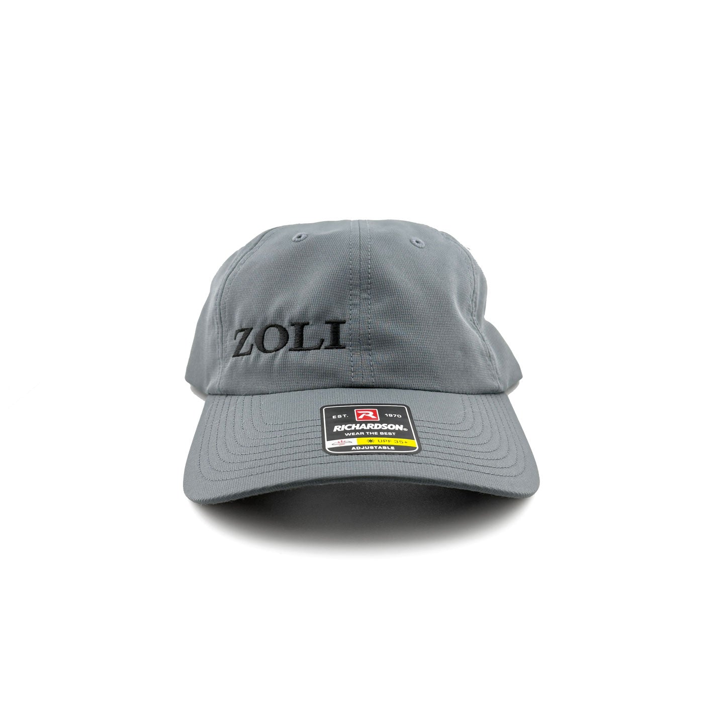 Zoli Embroidered Unstructured Snap Back Hat (Grey) image 0