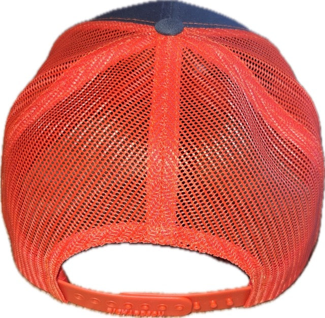 Zoli Embroidered Snap Back Hat (Orange) image 1